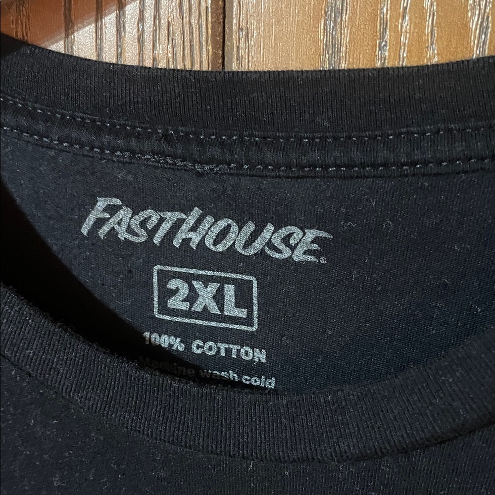 Fasthouse - Service DEPT. Black Men's T-Shirt - Picture 3 of 6